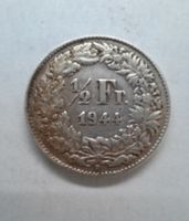 1/2 Franken Silber 1944