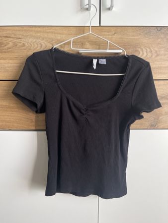 Damen T-Shirt schwarz Grösse M H&M