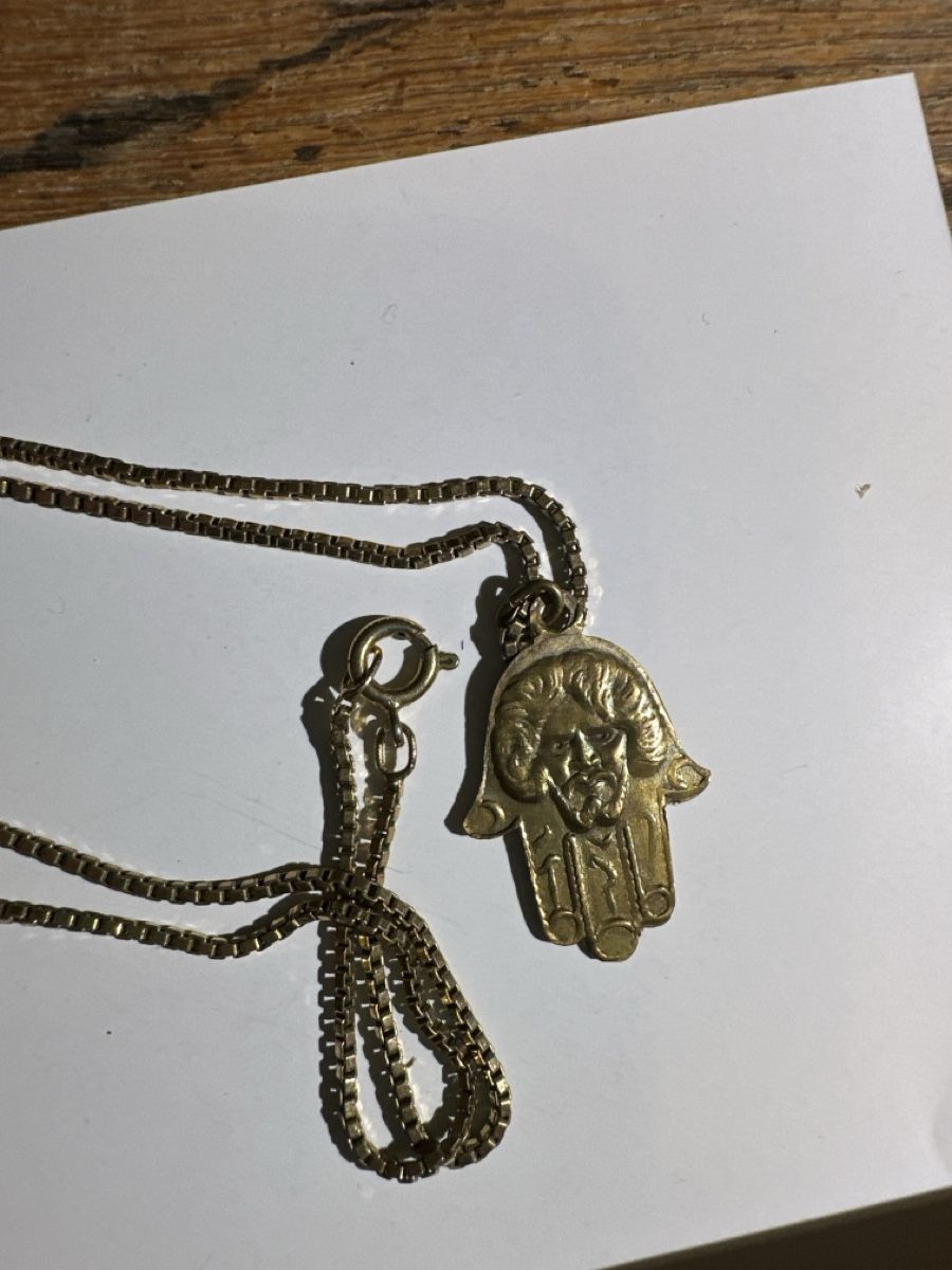 Catenine: Schöne Kette Silber vergoldet 40cm – Usato da Trüllikon venduto da angela4444 4