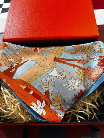 Hochwertiger Seidenschal – Unisex, künstlerische Prints