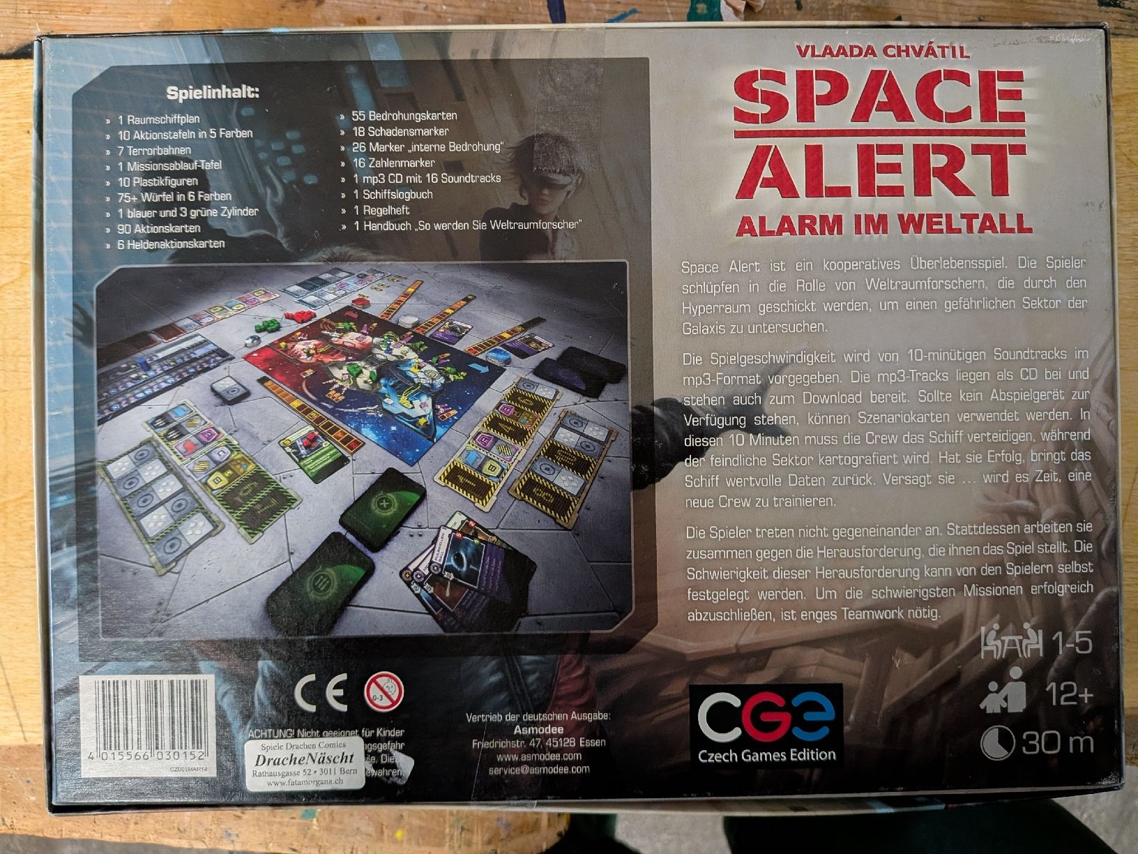 Giochi: Space Alert Brettspiel, Science Fiction – Usato da Liebefeld venduto da Loopinfility 1