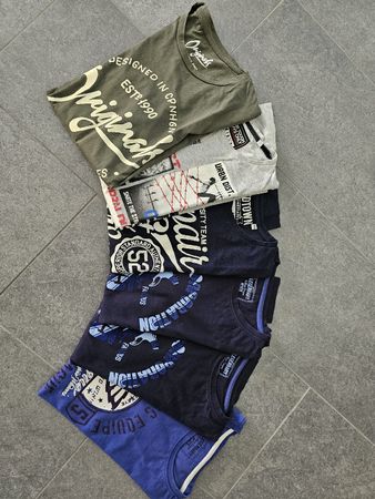 6x Jungen Langarm-Shirt