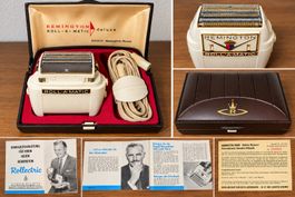 Vintage Remington Roll-A-Matic Deluxe Elektrorasierer 