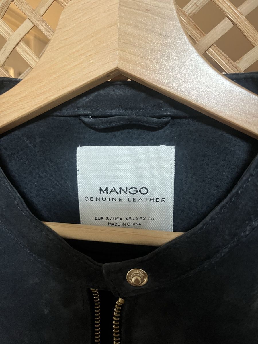 Mango Giacche: Dunkelblaue Wildlederjacke, Grösse XS – Usato da Oberrieden venduto da Schnaepplijaeger_24 2