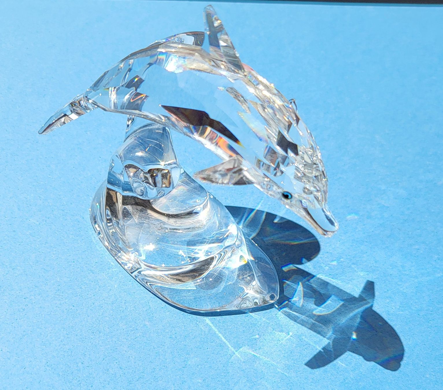 Swarovski Figuren: Swarovski Kristall Delfin Höhe 9cm  – Gebraucht aus Thun von harry999 1