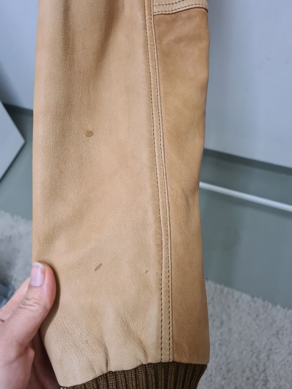 Esprit Giacche: Esprit, Lederjacke, Herren, gr. M, cognac – Usato da Steinhausen venduto da MilaB 7