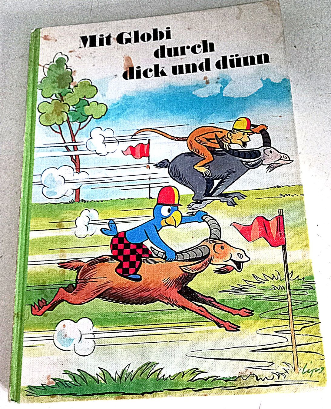 Fumetti: Mit Globi durch dick und dünn 1. Ausgabe 1976 – Usato da Baar venduto da 2cvbaar