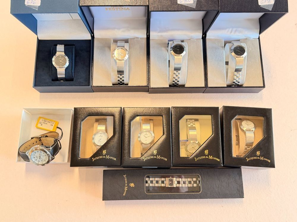 Uhren: 10 verschiedenen Armbanduhren – Neu (gemäss Beschreibung) aus Pfaffnau von Gerry1503