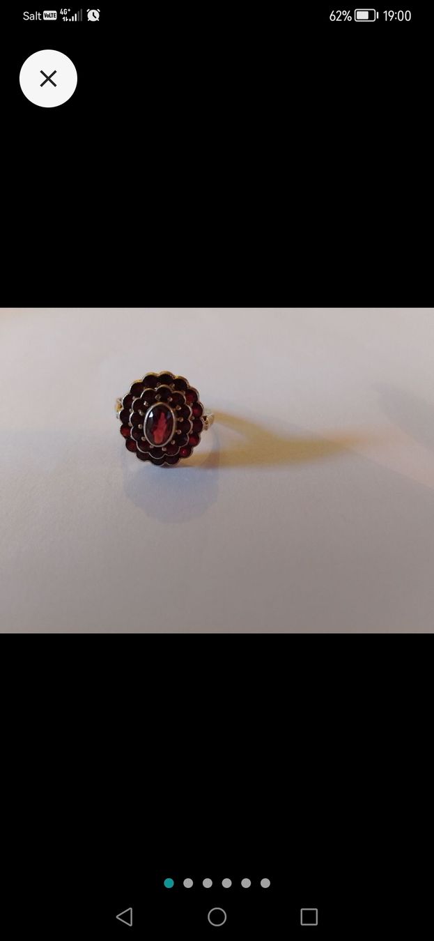 Anelli: Ring mit Granat-Stein – Nuovo (secondo la descrizione) da Killwangen venduto da hua_c2df