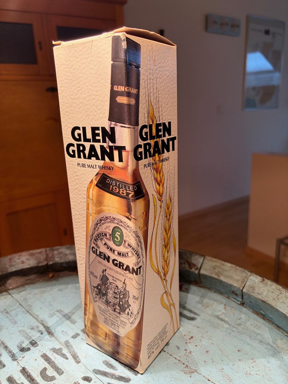 Glen Grant Bevande alcoliche: Glen Grant 1987 5 Years – Nuovo e nell'imballaggio originale da Aarwangen venduto da concorde58 5