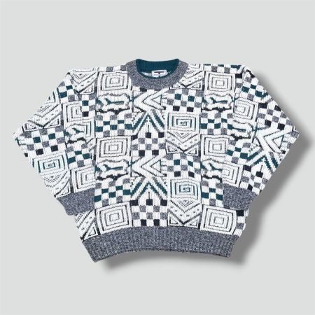 Twilight vintage 90s knitted sweatshirt streetwear pull retr
