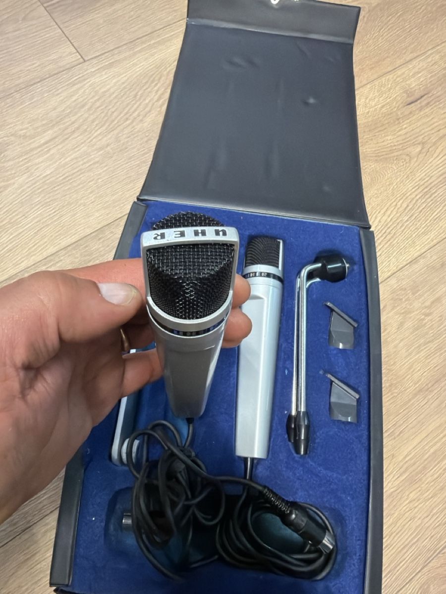 Uher Mikrofone: Microfoni Uher M 534 set stereo con custodia originale – Gebraucht aus basel von Swiss._.1978 2