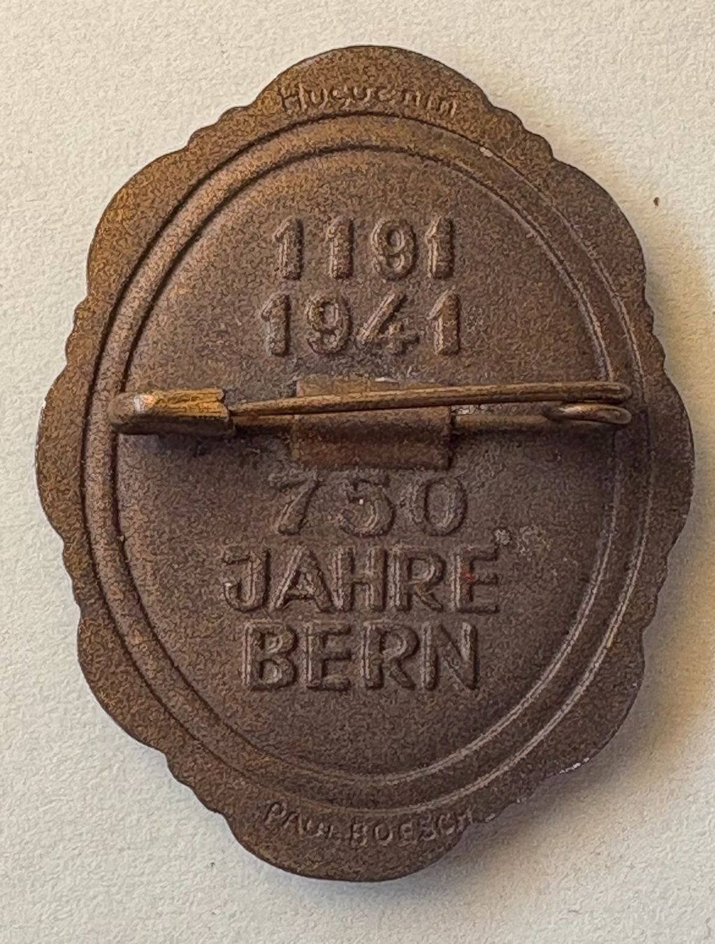 Plaketten & Abzeichen: ANSTECKNADEL 750 JAHRE BERN – Gebraucht aus Ostermundigen von wini63 1