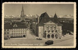 Bern, Kasino, Stadtbibliothek und Münst