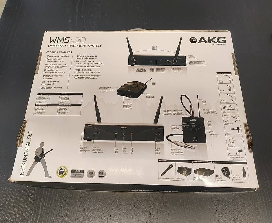 Akg Microfoni: AKG WMS420 Wireless Microphone System guter Zustand – Usato da Allschwil venduto da fab_7hfg 3