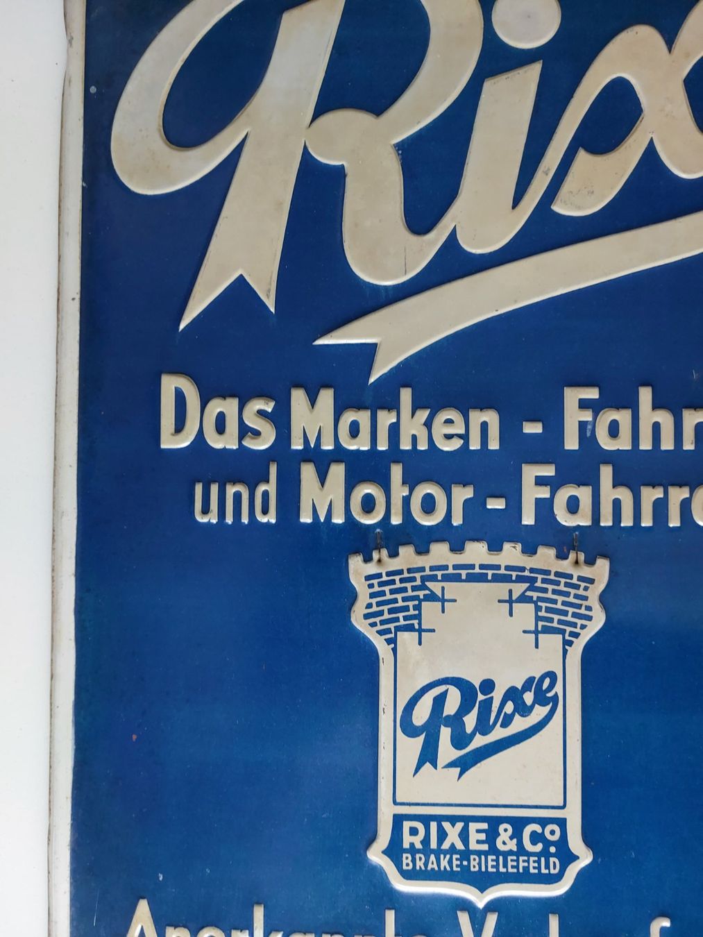 Sachs Schilder: Blechschild Rixe Fahrrad Mofa plaque tôle – Gebraucht aus Schenkon von Elbarto007 3