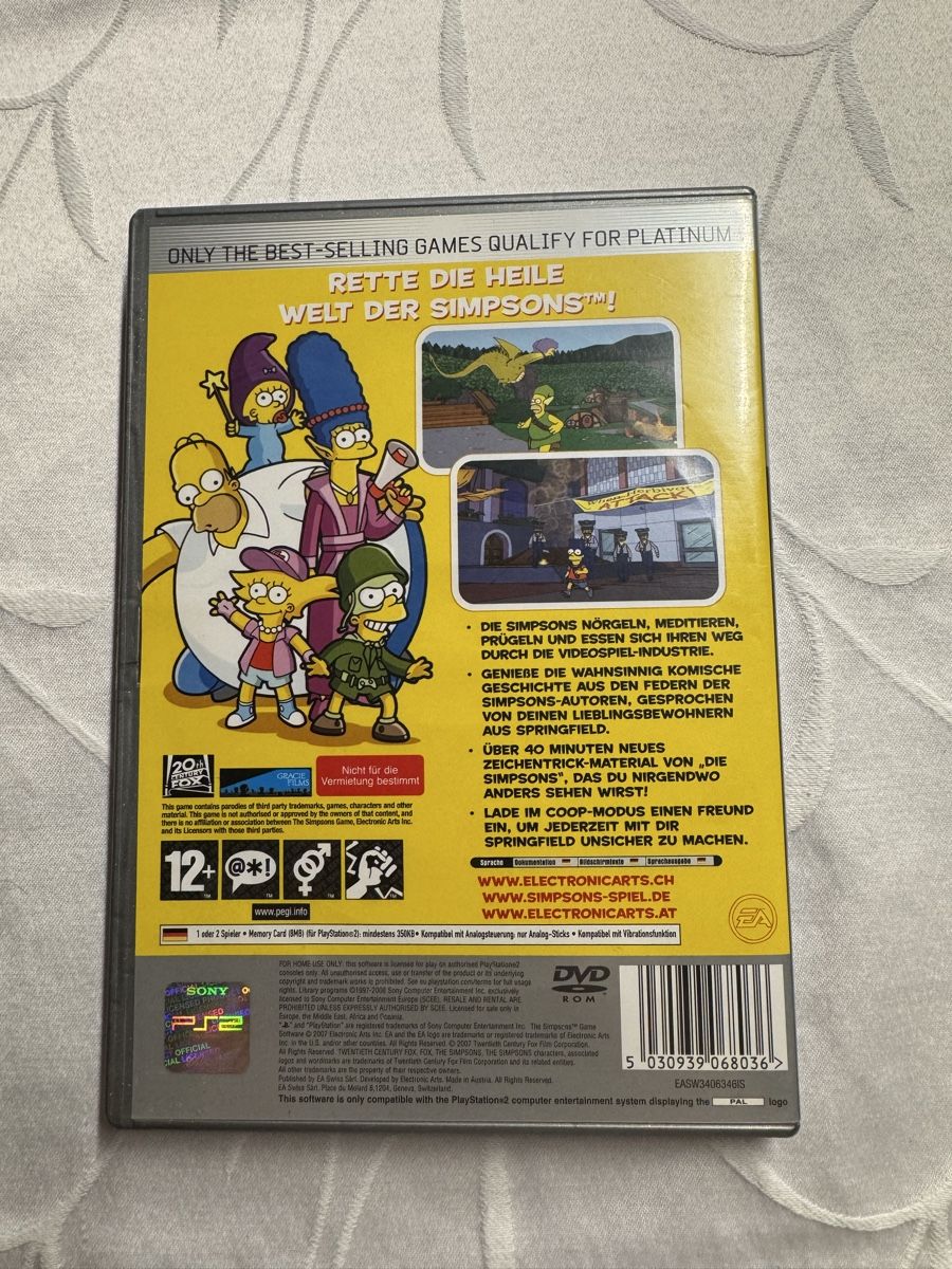 Giochi: Die Simpsons Das Spiel - PlayStation 2 – Usato da Wil SG venduto da eid_m7ks 2