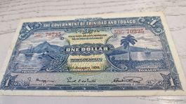 Trinidad und Tobago 1 Dollar 1939 Geldschein Sammlerstück 