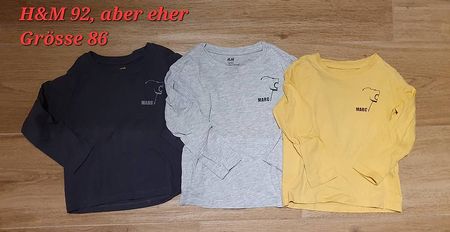 Langarmshirts mit Name Marc 86/92