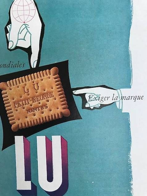 Foto & Immagini: Authentique Affiche Publicité Biscuits LU Lefèvre Utile. – Usato da La Conversion venduto da lar_w99f 2