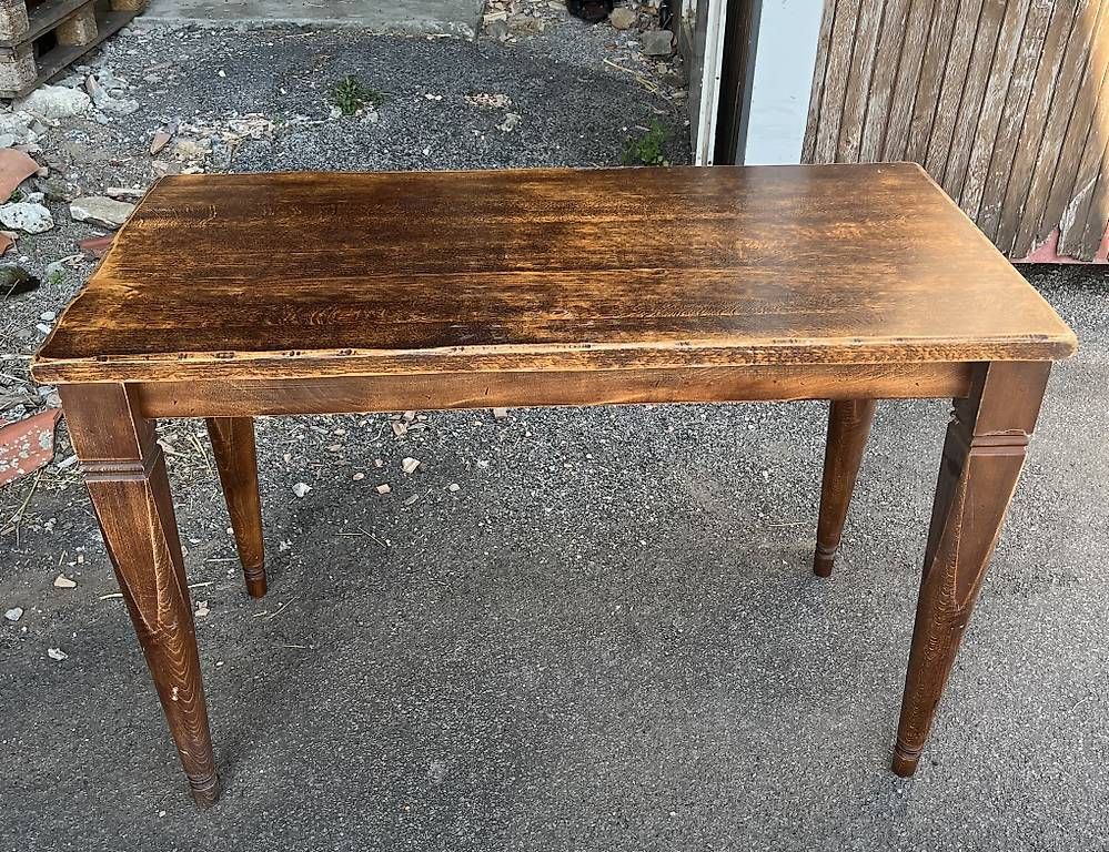 Tavoli: Table bistrot en bois massif  – Usato da Pully venduto da friporte11 1
