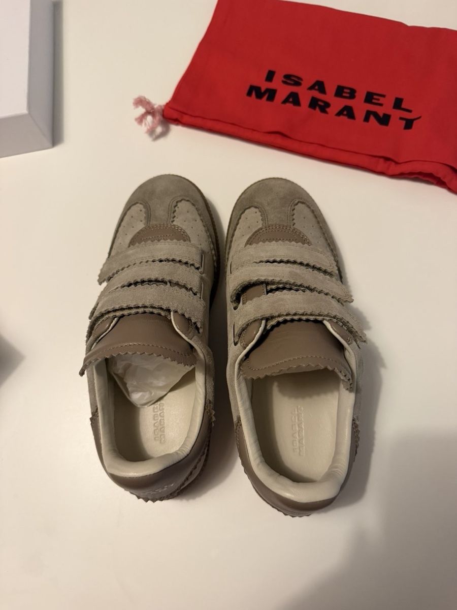 Isabel Marant Scarpe da donna: Baskets Isabel Marant cuir et daim beige scratchs taille 39 – Nuovo e nell'imballaggio originale da Genève venduto da eth_6qs6 1