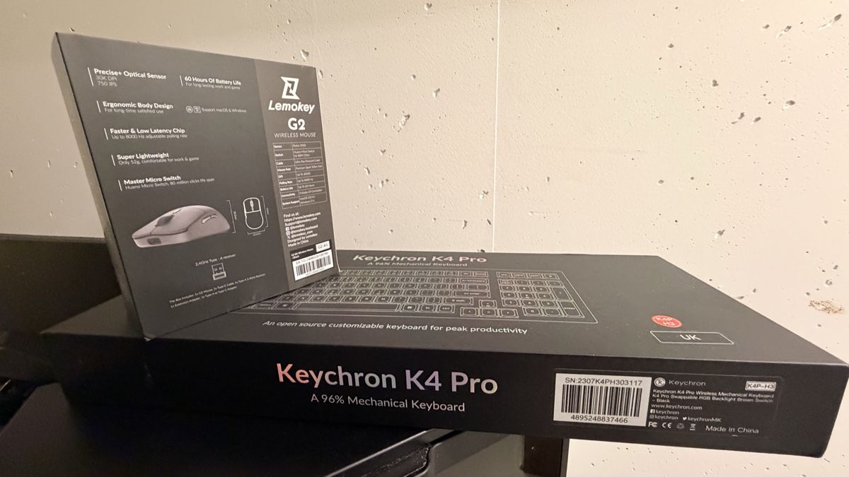 Giochi: Keychron K4 Pro + Lemokey G2  set  – Nuovo (secondo la descrizione) da Genève venduto da val_rp9x 1