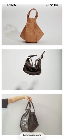 Bolsopaseo Bolso Bolso Paseo LUNA Handtasche Leder 