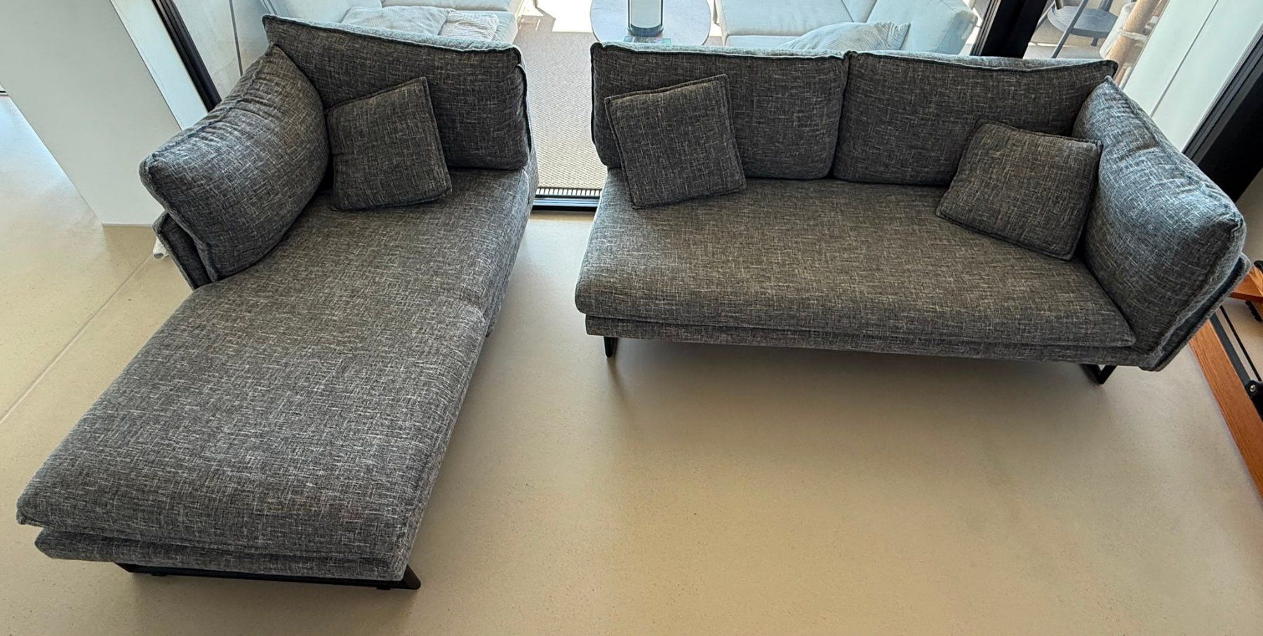 Gonser Sofas: Ecksofa Bouclé MARISA links grau – D'occasion à Weinfelden par ann_v2dp 3