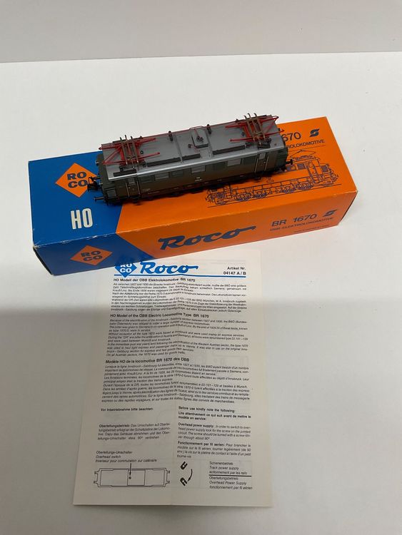 Roco HO 43443, BR 1670 ÖBB-Elektrolokomotive, Bespielt DC (Gebraucht ...