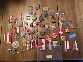 1.August Abzeichen / Soldaten Weihnacht 1940 / rotes Kreuz 