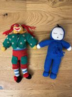 Handmade gehäkelter Clown und Puppe
