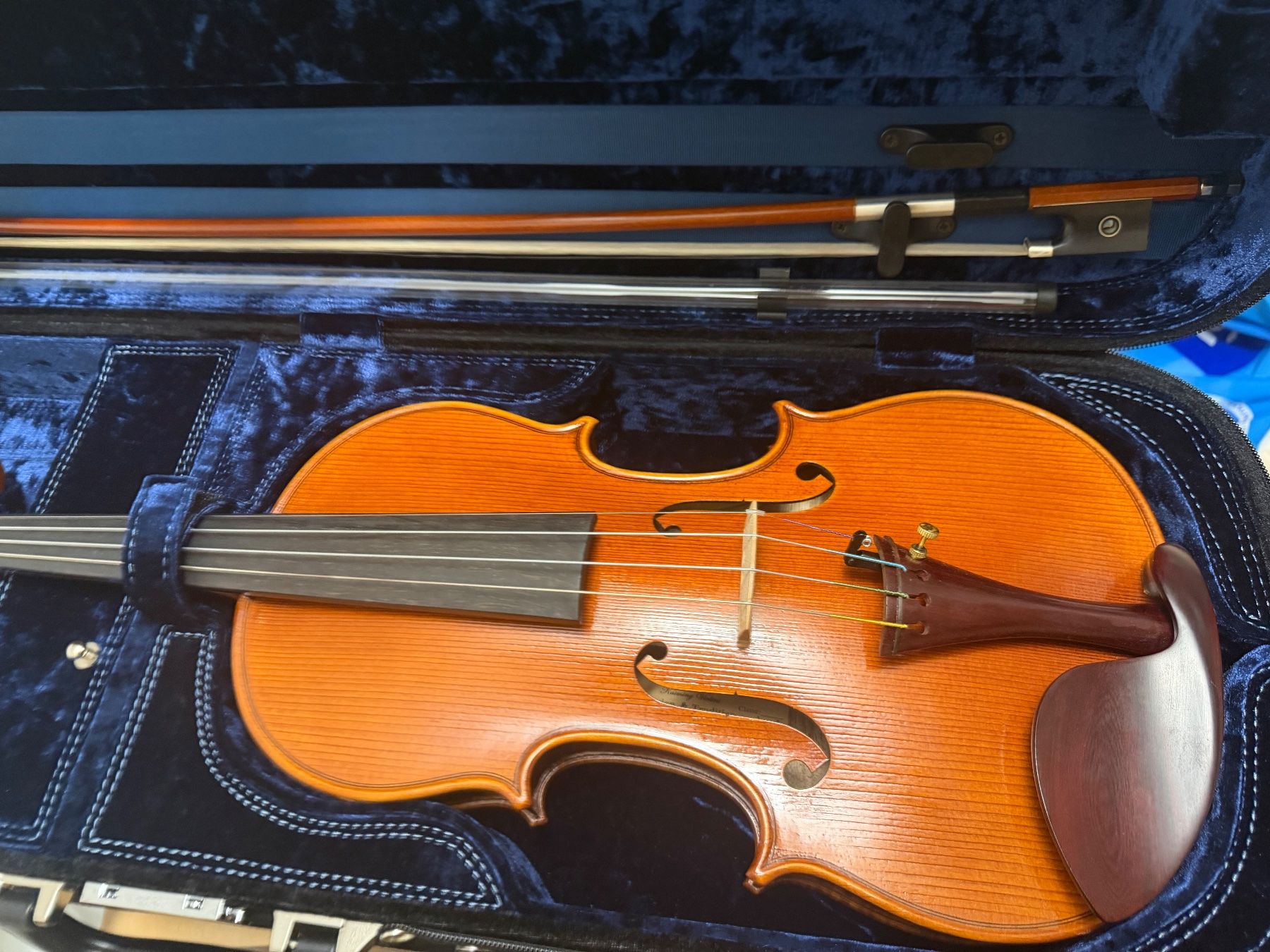 Strumenti musicali: 4/4 Geige/Violine, Strad-Form, inkl. Koffer & Bogen – Usato da Bülach venduto da sportslab02 3