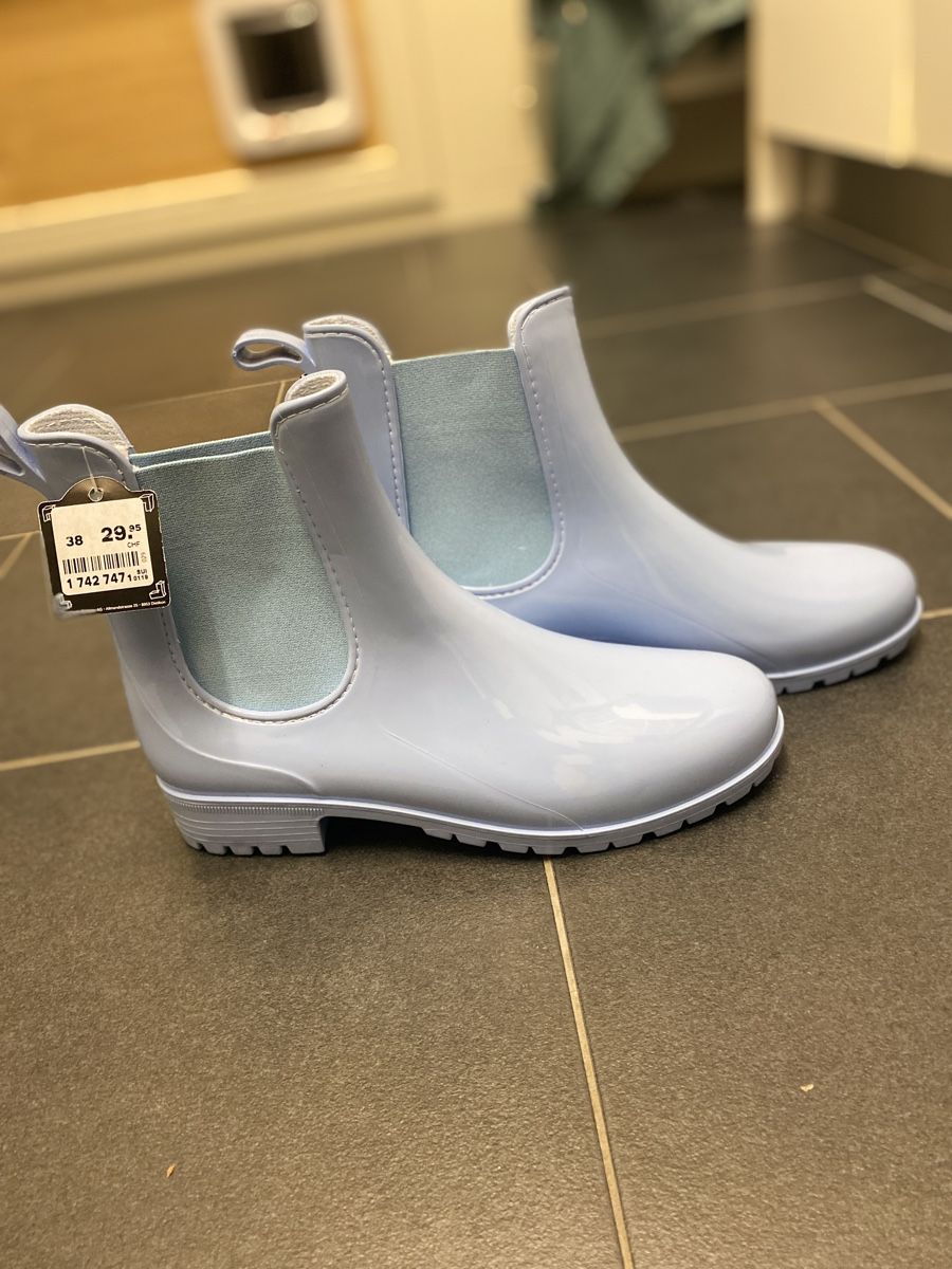 Scarpe da donna: Stylische Gummistiefel Grösse 40, Hellblau – Nuovo (secondo la descrizione) da Zürich venduto da sheijla 3