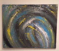 CC Art  80x100cm auf Leinwand, handmade