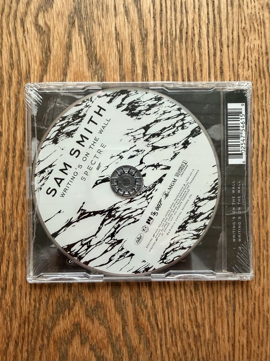 CDs: SAM SMITH: Writings On The Wall James Bond CD-Single (2015) – Neu und originalverpackt aus Hünenberg von Paddels 1
