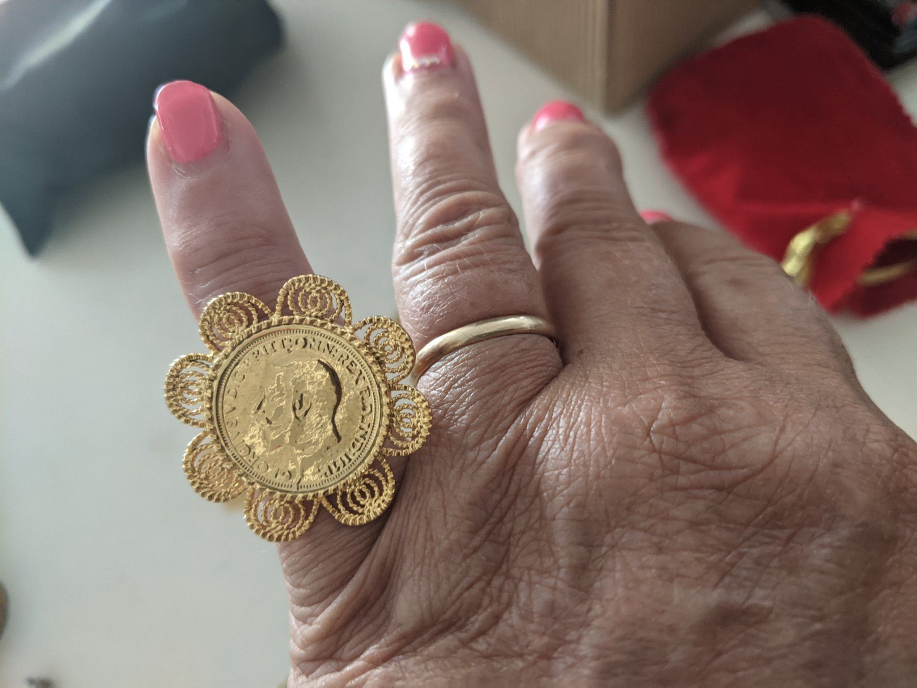 Altri gioielli: Vergoldete Schmuck 4 teilig – Nuovo (secondo la descrizione) da Langnau am Albis venduto da Judithsebi 3