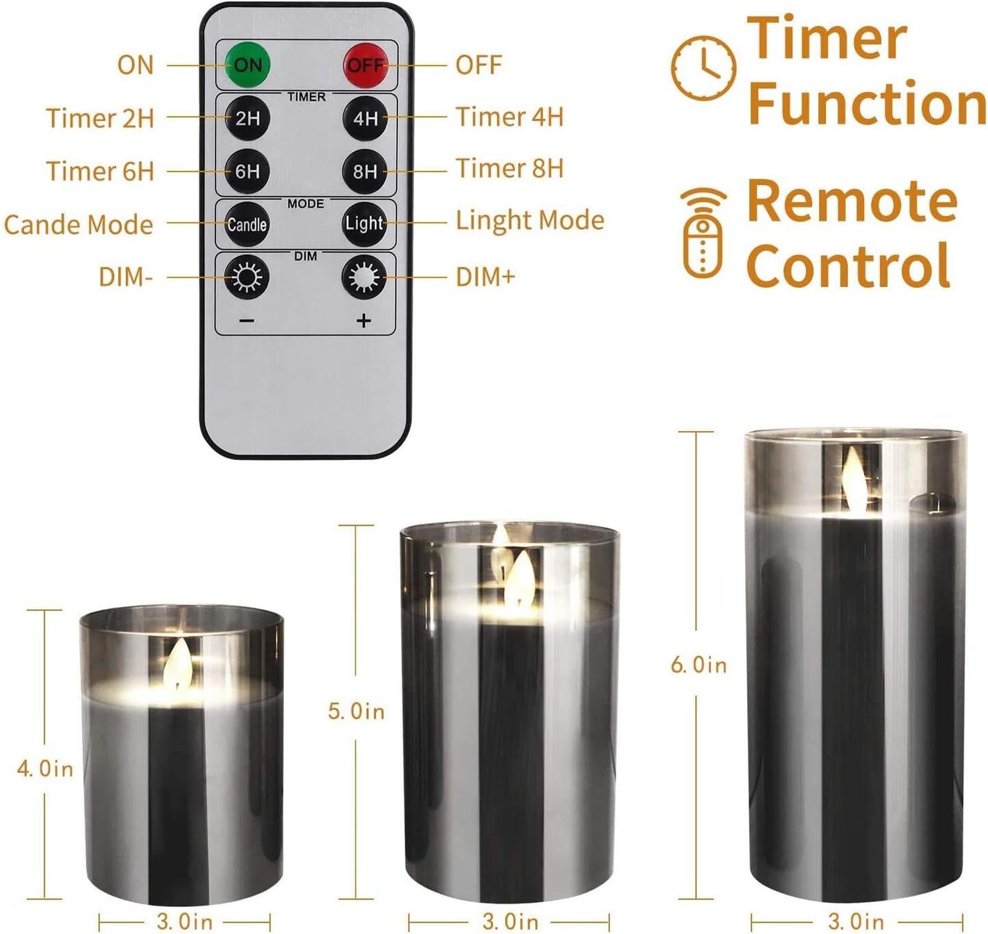 Bougies: Led Kerzen mit Timerfunktion, Flackernde Flamme, mit Fernbed – Neuf avec emballage d'origine à Nuglar par SaleRitter 1