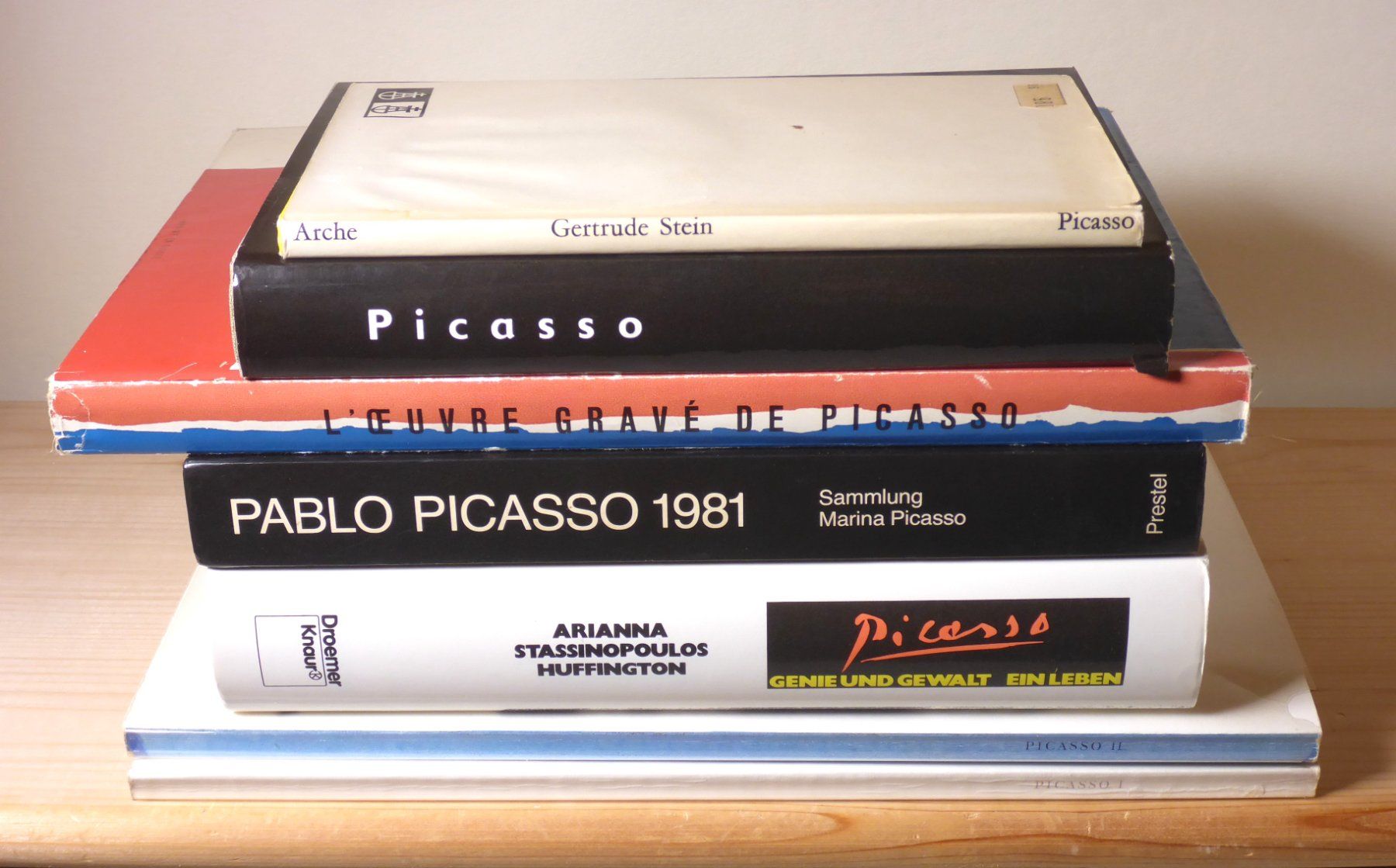 Libri: Konvolut Picasso 7 Titel – Usato da Erschwil venduto da taglang