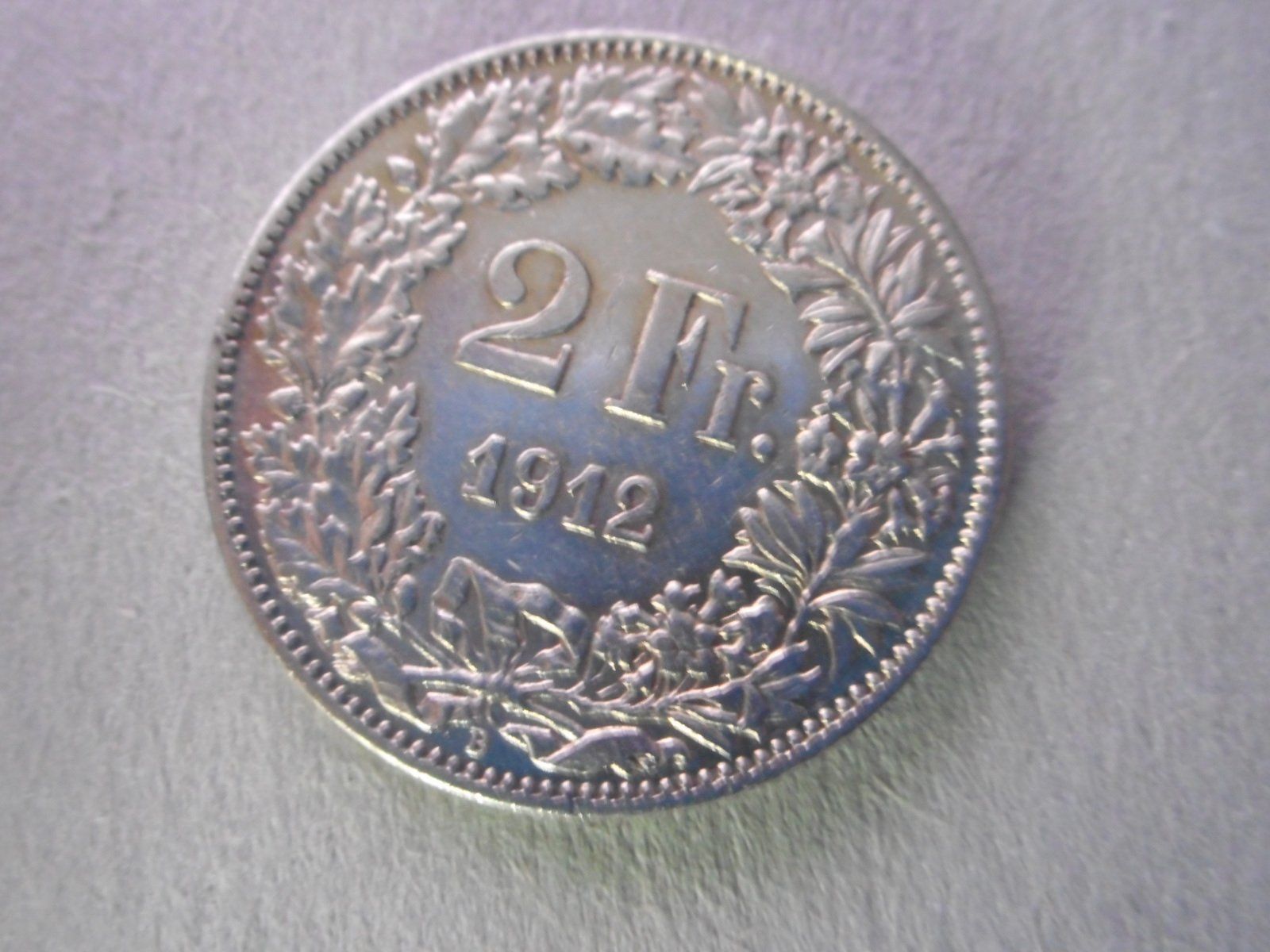 Alle Münzen: 2 Fr. 1912 silber  vorz – Gebraucht aus Kriegstetten von pizlad2010 2