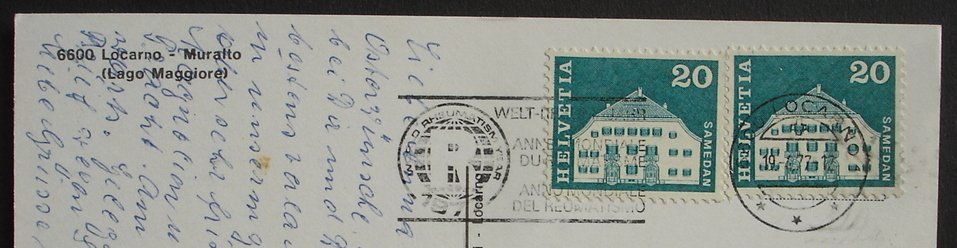 Cartoline postali: LOCARNO MURALTO – Usato da Jona venduto da philajona 1