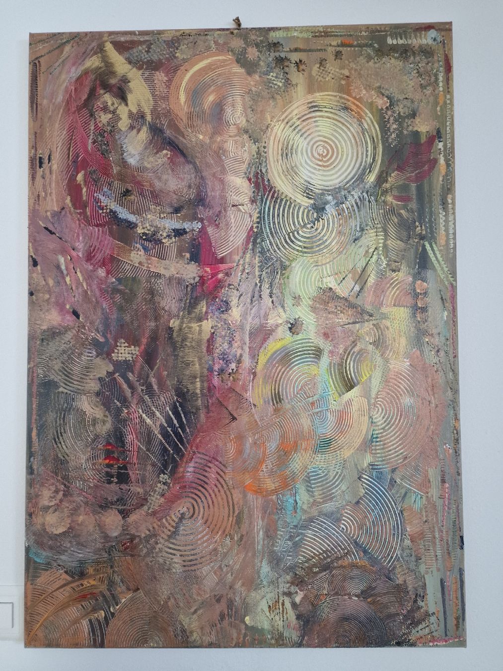 Foto & Immagini: Acrylbild mit Strukturen ,ein Unikat – Nuovo (secondo la descrizione) da Gossau SG venduto da ush_db7j 1
