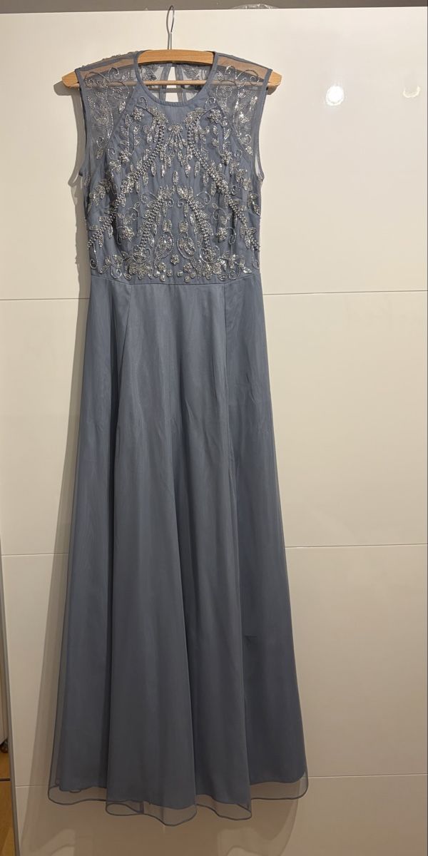 Asos Vestiti: Abendkleid ASOS blau bestickt – Usato da Baden venduto da line_onigiri