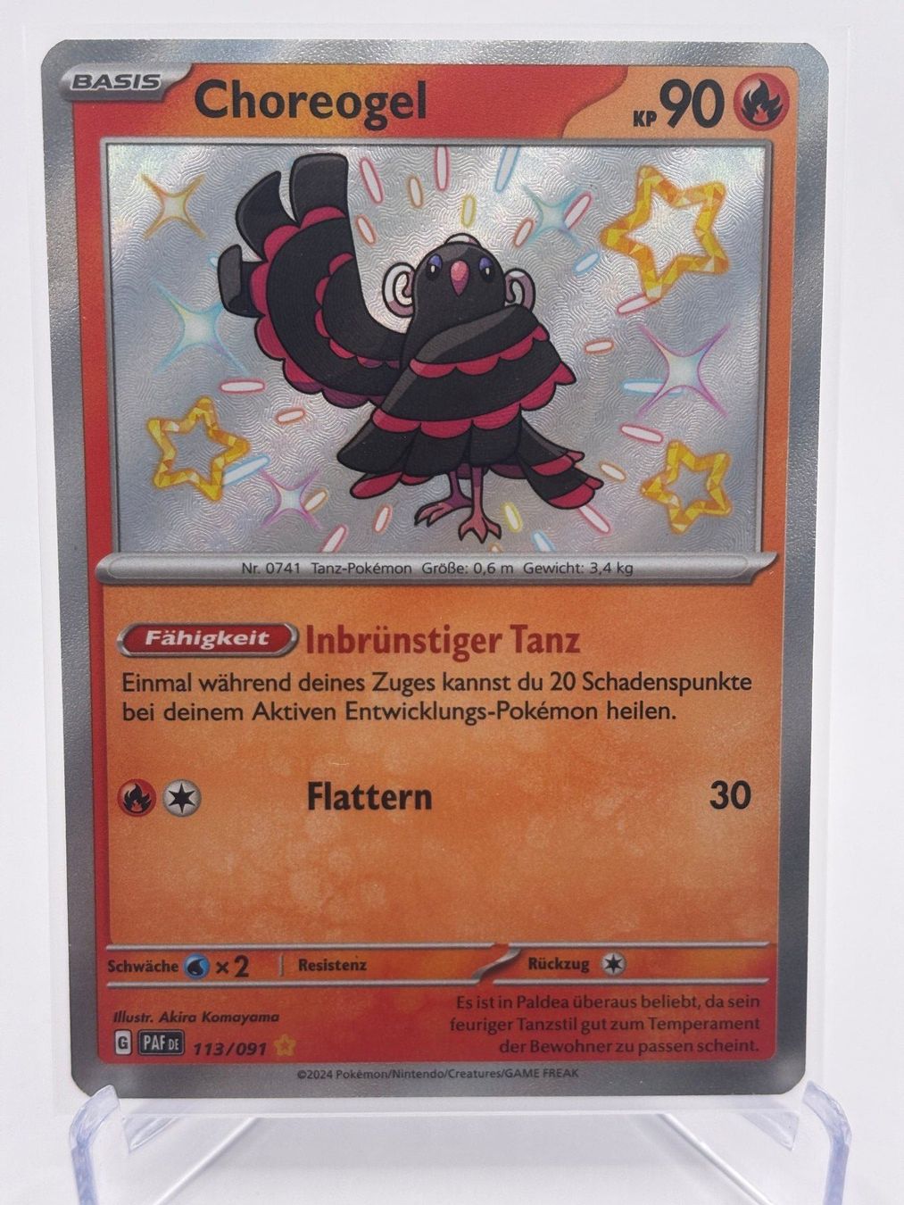 Pokémon Carte collezionabili: Paldeas Schicksale - Choreogel  (PAF 113) - DE – Nuovo (secondo la descrizione) da Allschwil venduto da Bullach