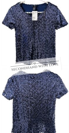 # WOMAN - Pailetten Top ,,NEW‘‘ Gr. XS - H&M #