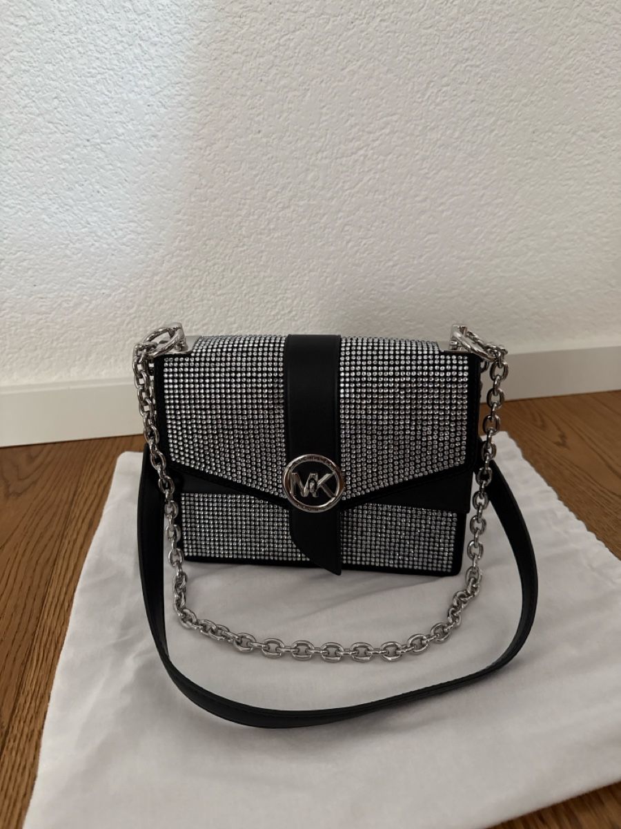 Michael Kors Sacs femmes: Michael Kors Handtasche schwarz mit Strass neu – Neuf avec emballage d'origine à Selzach par Adatte02