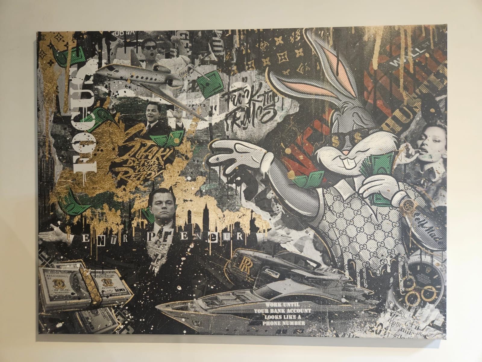 Posters & Illustrations: Leinwandbild "Bugs Bunny Business" 100 x 75 Dotcom Canvas – Neuf (Voir description) à Dübendorf par RaulWies
