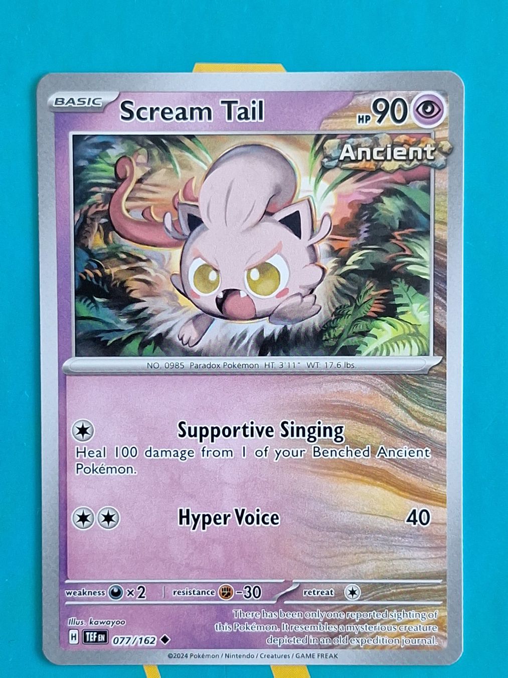 Pokémon Carte collezionabili: Scream Tail - Temporal Forces Pokemon - #7.1 – Usato da Altstätten SG venduto da GGsGameshop