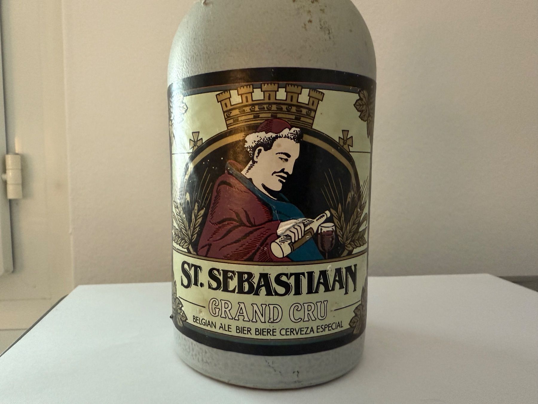 Bottiglie: Keramik Flasche St. Sebastiaan  🍺 – Usato da Gossau SG venduto da SammlerLarium 1