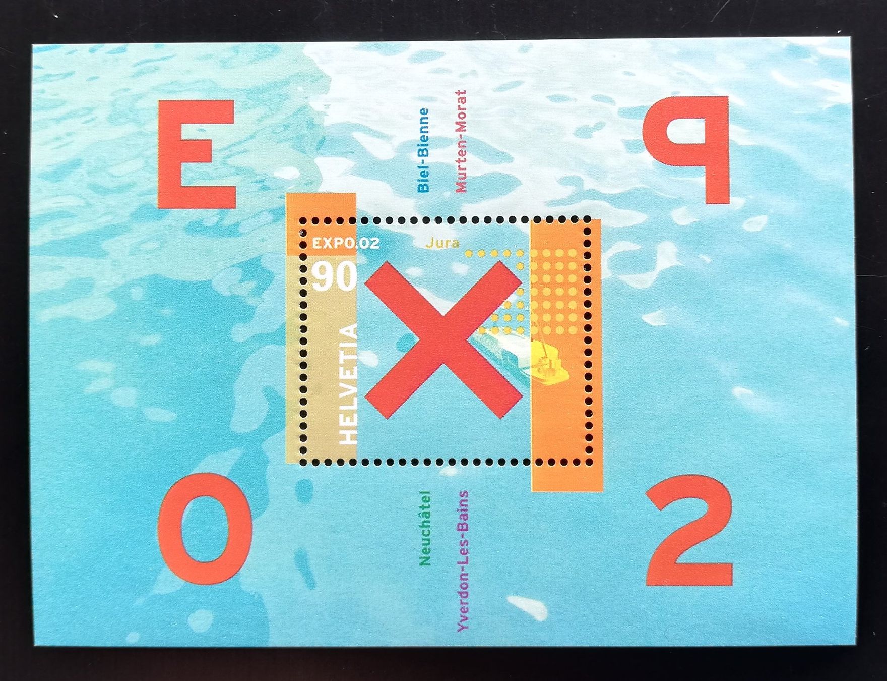 Tutti i francobolli: Schweiz Sonderblock Expo.02 2002, postfrisch – Nuovo (secondo la descrizione) da Gümligen venduto da Fairseriver